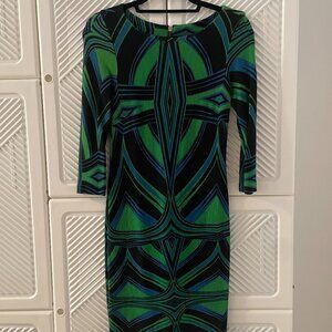 psychadelic mini dress- size 4